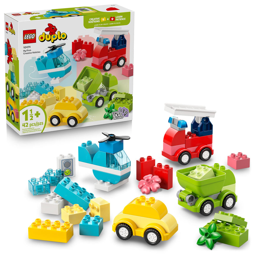 LEGO® DUPLO® Mon premier Les véhicules créatifs-LEGO®-LGO-10474-CLÉMENT