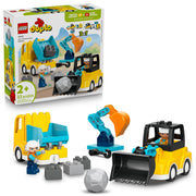LEGO® DUPLO® Ma ville Les véhicules de chantier 3 en 1-LEGO®-LGO-10475-CLÉMENT