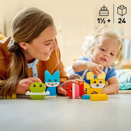 LEGO® DUPLO® Mon premier Les animaux de compagnie créatifs 3 en 1-LEGO®-LGO-10477-CLÉMENT
