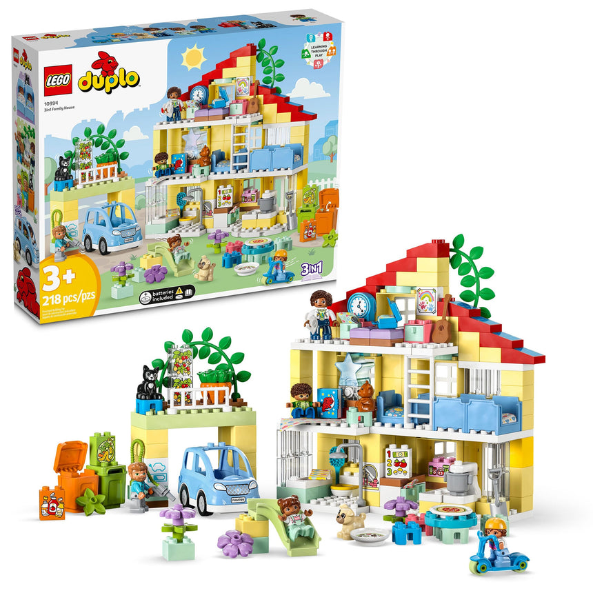 LEGO® DUPLO® Town La maison familiale 3en1-LEGO®-LGO-10994-CLÉMENT