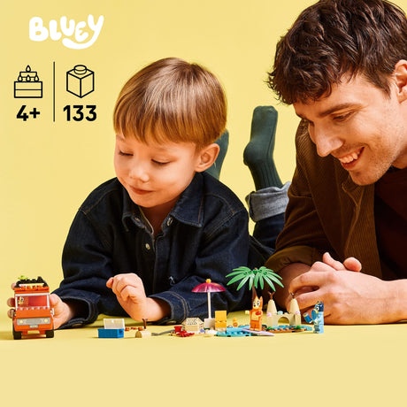 LEGO® Bluey : L’escapade à la plage de la famille de Bluey-LEGO®-LGO-11202-CLÉMENT
