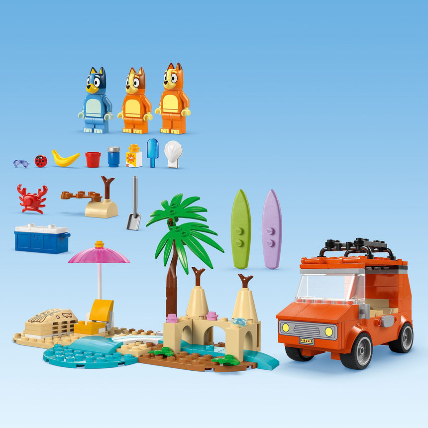 LEGO® Bluey : L’escapade à la plage de la famille de Bluey-LEGO®-LGO-11202-CLÉMENT