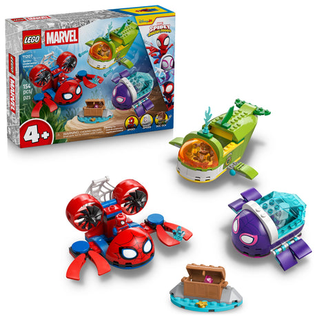 LEGO® ǀ Marvel Spidey et ses amis extraordinaires Spidey : Les véhicules sous-marins-LEGO®-LGO-11207-CLÉMENT