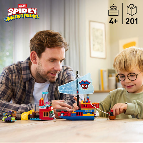 LEGO® Marvel Spidey et ses amis extraordinaires Le bateau pirate de l’équipe Spidey-LEGO®-LGO-11208-CLÉMENT