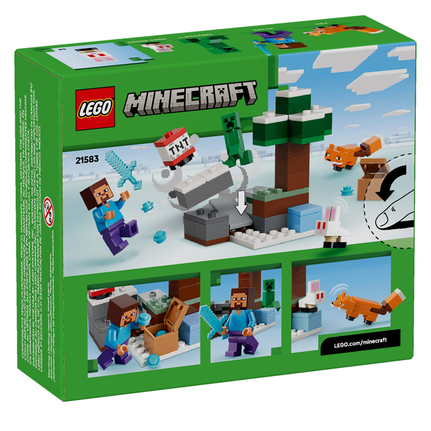LEGO® Minecraft® L’aventure de Steve dans la taïga-LEGO®-LGO-21583-CLÉMENT