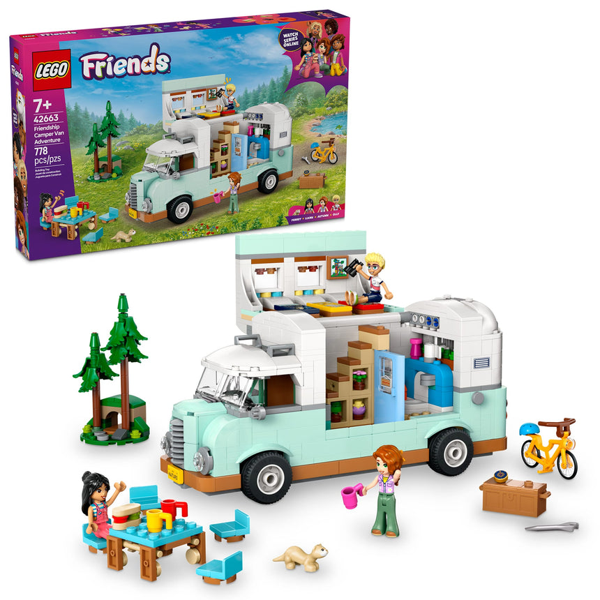 LEGO® Friends L’aventure en autocaravane de l’amitié-LEGO®-LGO-42663-CLÉMENT