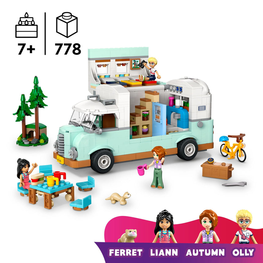 LEGO® Friends L’aventure en autocaravane de l’amitié-LEGO®-LGO-42663-CLÉMENT
