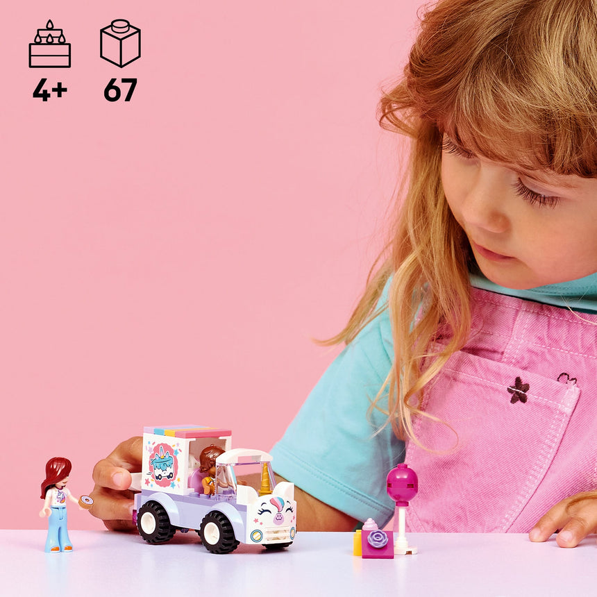 LEGO® Friends La voiture de livraison de gâteaux licorne-LEGO®-LGO-42675-CLÉMENT