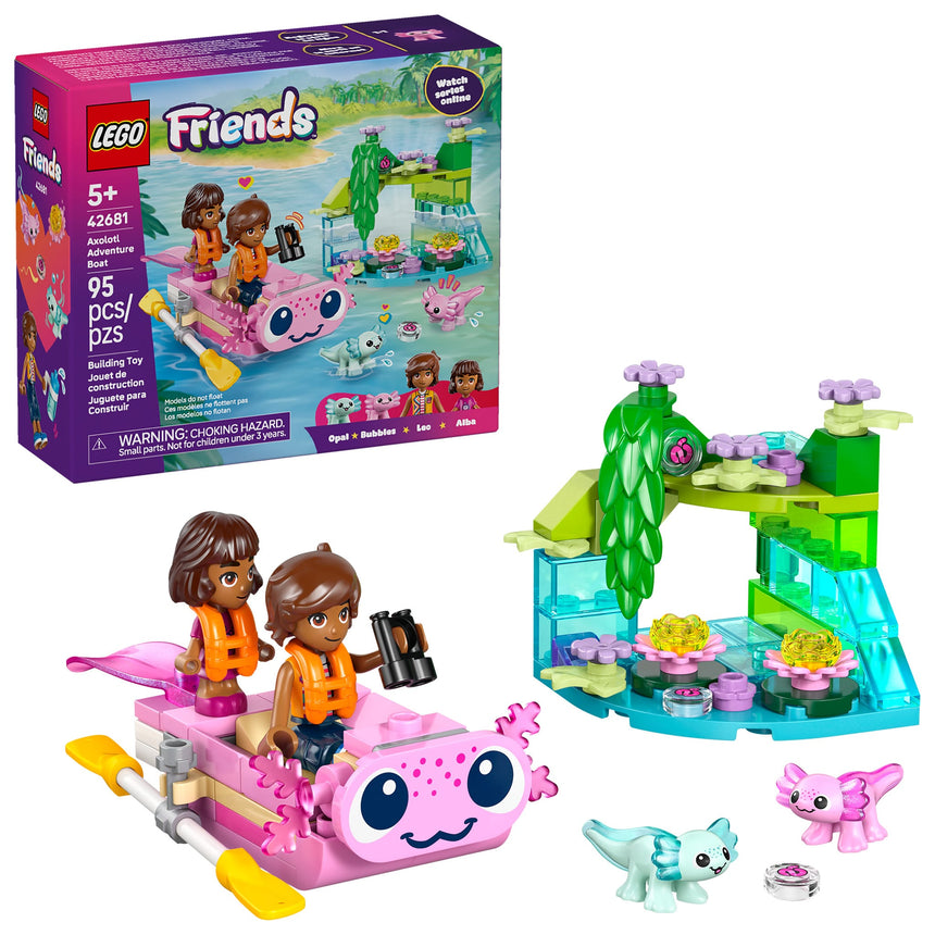 LEGO® Friends Le bateau d’aventure axolotl-LEGO®-LGO-42681-CLÉMENT
