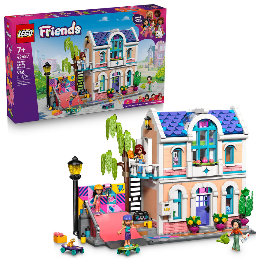 LEGO® Friends La maison de la famille de Liann-LEGO®-LGO-42687-CLÉMENT
