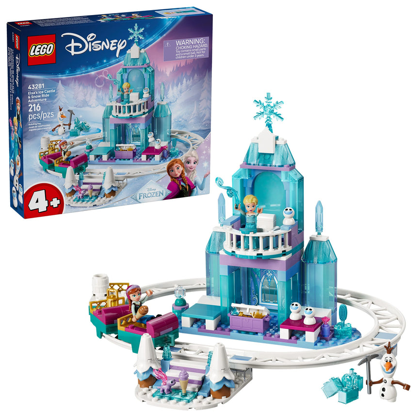 LEGO® ǀ Disney La Reine des neiges Le château de glace et la promenade d’Elsa-LEGO®-LGO-43281-CLÉMENT
