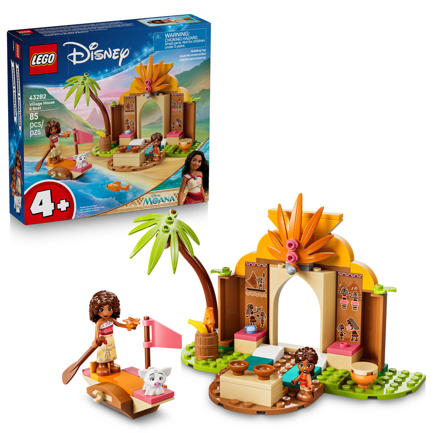 LEGO® ǀ Disney Moana La maison de village avec un bateau-LEGO®-LGO-43282-CLÉMENT