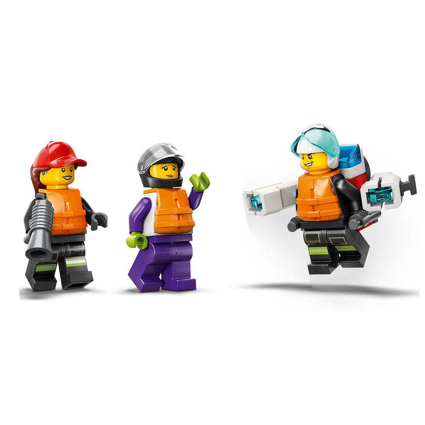 LEGO® City Le bateau de secours de pompiers-LEGO®-LGO-60373-CLÉMENT
