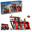 LEGO® City La caserne et le camion de pompiers-LEGO®-LGO-60414-CLÉMENT