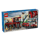LEGO® City La caserne et le camion de pompiers-LEGO®-LGO-60414-CLÉMENT
