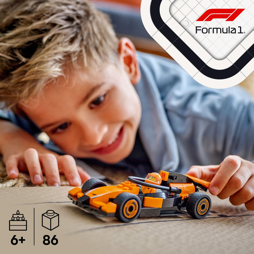 LEGO® City Le pilote de F1® avec la voiture de course McLaren-LEGO®-LGO-60442-CLÉMENT
