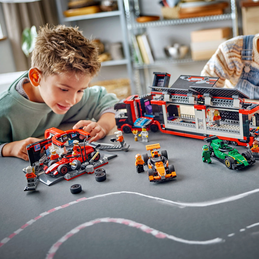 LEGO® City Le pilote de F1® avec la voiture de course McLaren-LEGO®-LGO-60442-CLÉMENT
