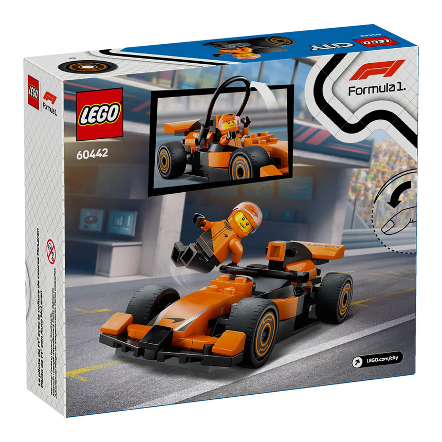 LEGO® City Le pilote de F1® avec la voiture de course McLaren-LEGO®-LGO-60442-CLÉMENT