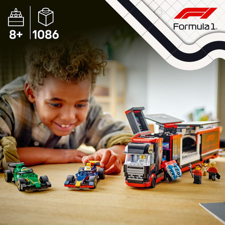 LEGO® City Le camion de F1® avec les voitures de F1® RB20 et AMR24-LEGO®-LGO-60445-CLÉMENT
