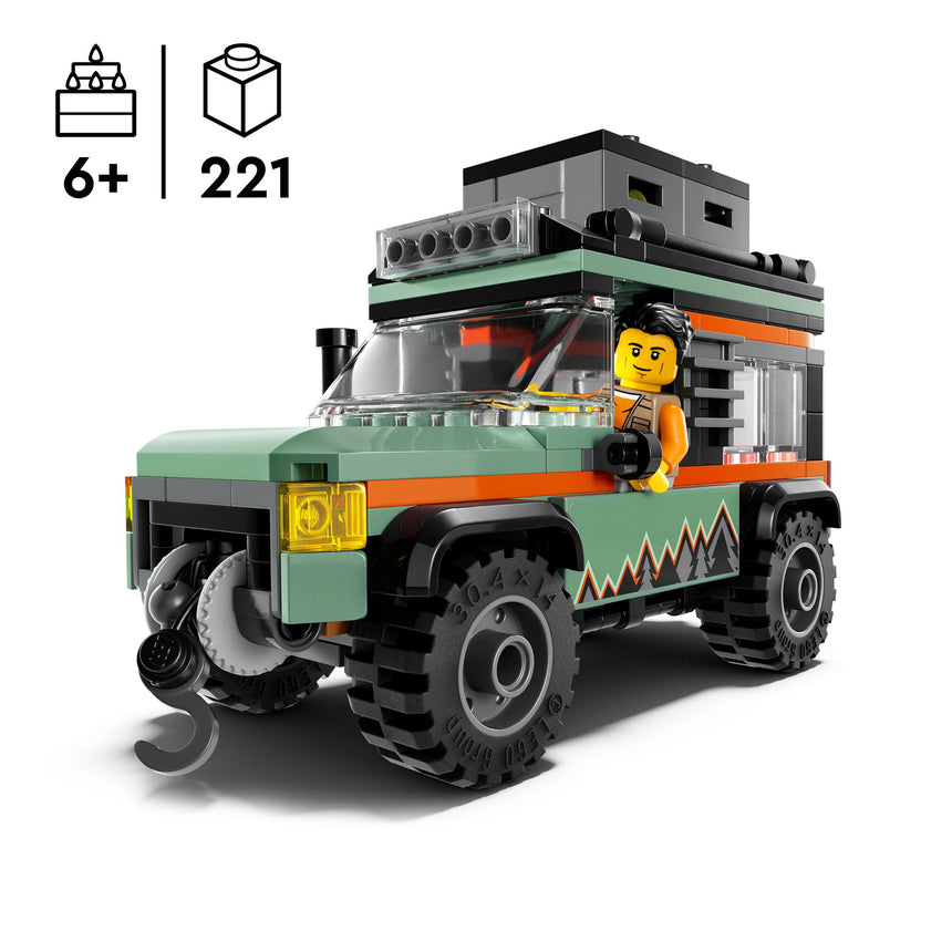 LEGO® City Le camion de montagne 4x4 tout-terrain-LEGO®-LGO-60447-CLÉMENT