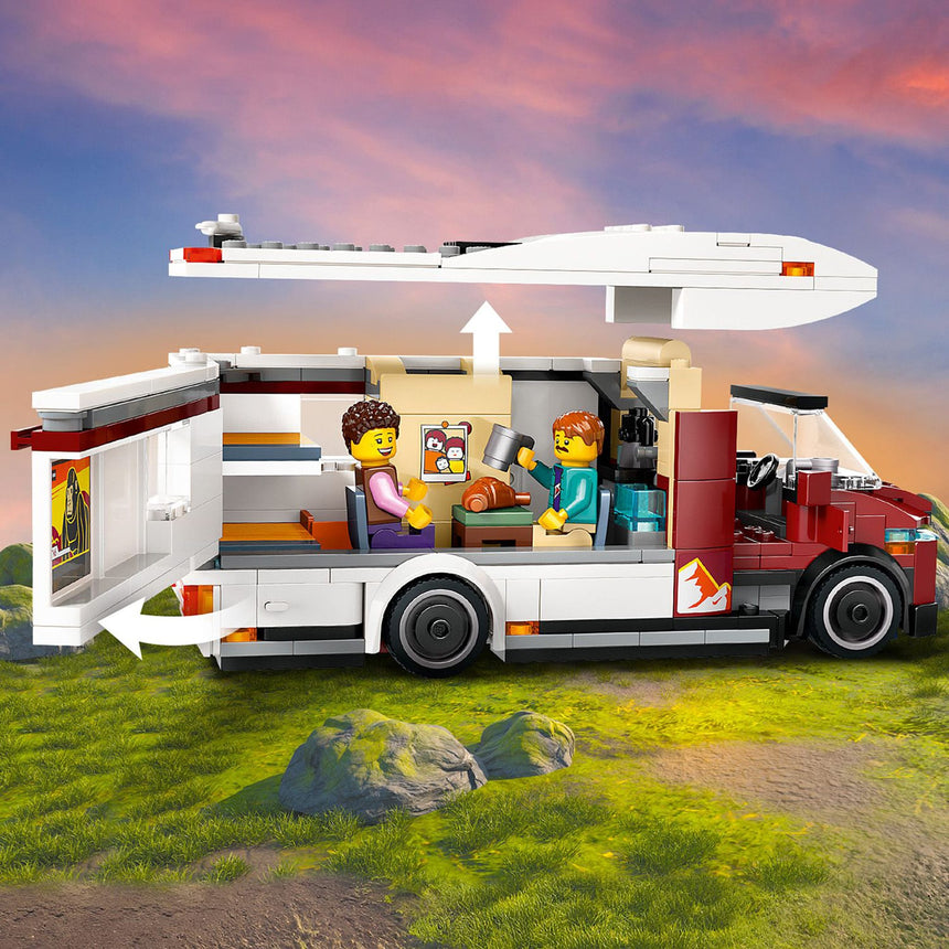 LEGO® City L’autocaravane d’aventure de vacances-LEGO®-LGO-60454-CLÉMENT