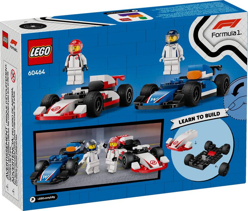 LEGO® City Les voitures de course de F1® Williams Racing et Haas F1®-LEGO®-LGO-60464-CLÉMENT