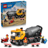 LEGO® City La bétonnière-LEGO®-LGO-60478-CLÉMENT