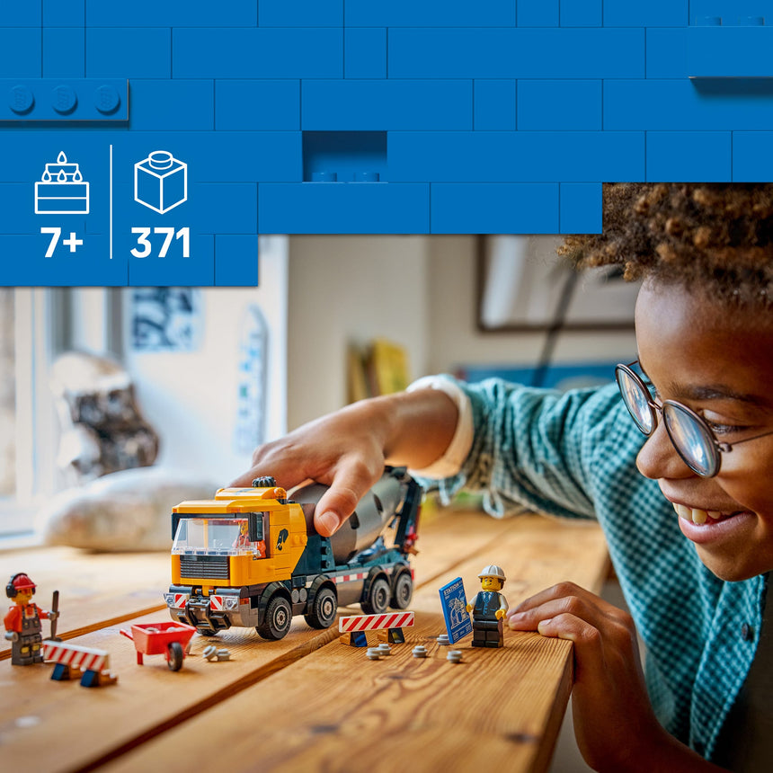 LEGO® City La bétonnière-LEGO®-LGO-60478-CLÉMENT