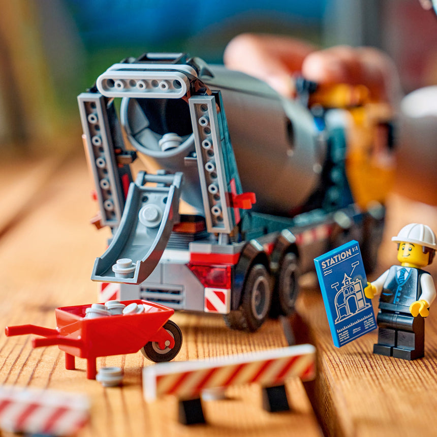 LEGO® City La bétonnière-LEGO®-LGO-60478-CLÉMENT