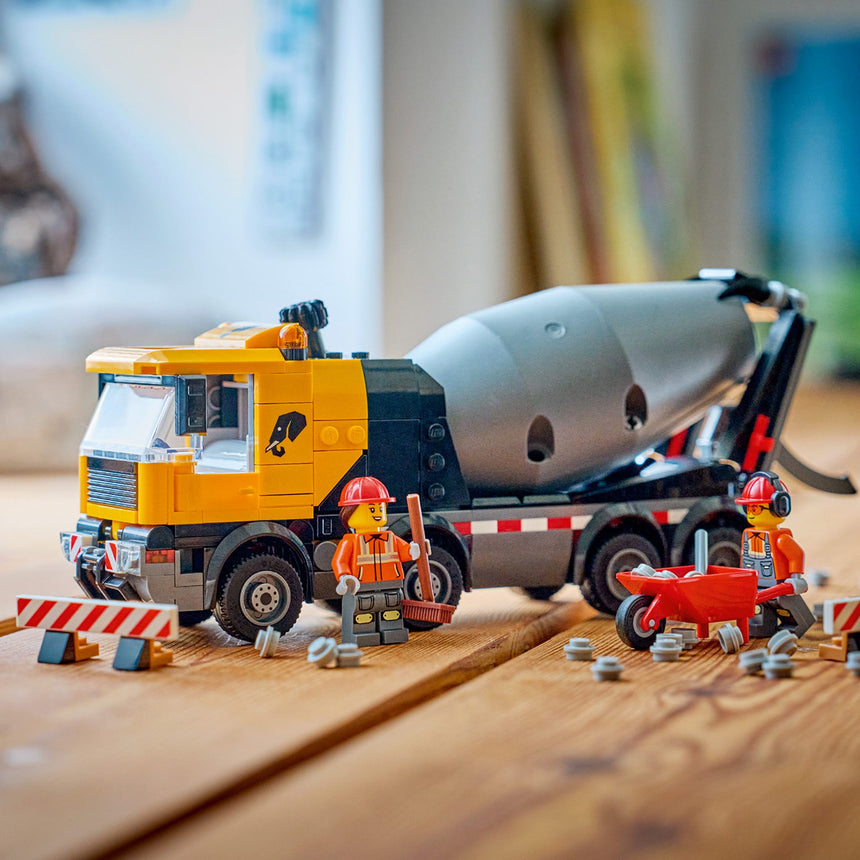 LEGO® City La bétonnière-LEGO®-LGO-60478-CLÉMENT
