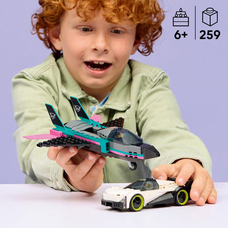 LEGO® City L’avion à réaction contre la voiture-LEGO®-LGO-60489-CLÉMENT