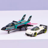 LEGO® City L’avion à réaction contre la voiture-LEGO®-LGO-60489-CLÉMENT