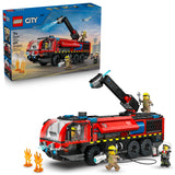 LEGO® City Le camion de pompiers de l’aéroport-LEGO®-LGO-60499-CLÉMENT