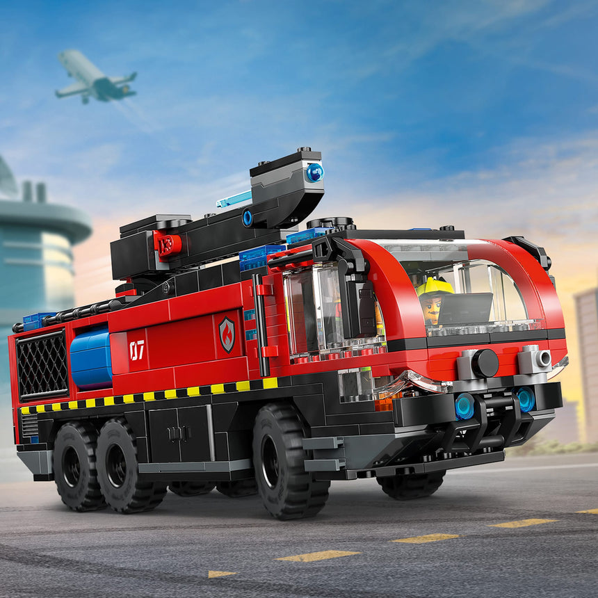 LEGO® City Le camion de pompiers de l’aéroport-LEGO®-LGO-60499-CLÉMENT