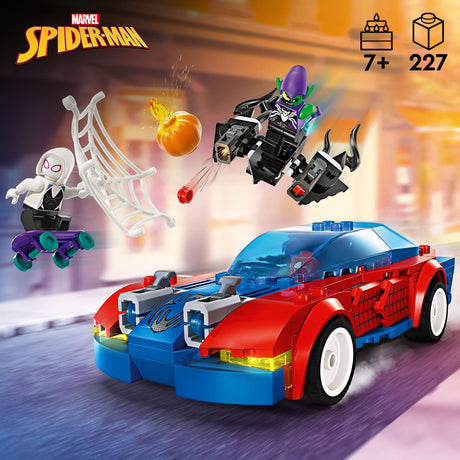 LEGO® Marvel La voiture de course de Spider-Man et le Bouffon vert venomisé-LEGO®-LGO-76279-CLÉMENT