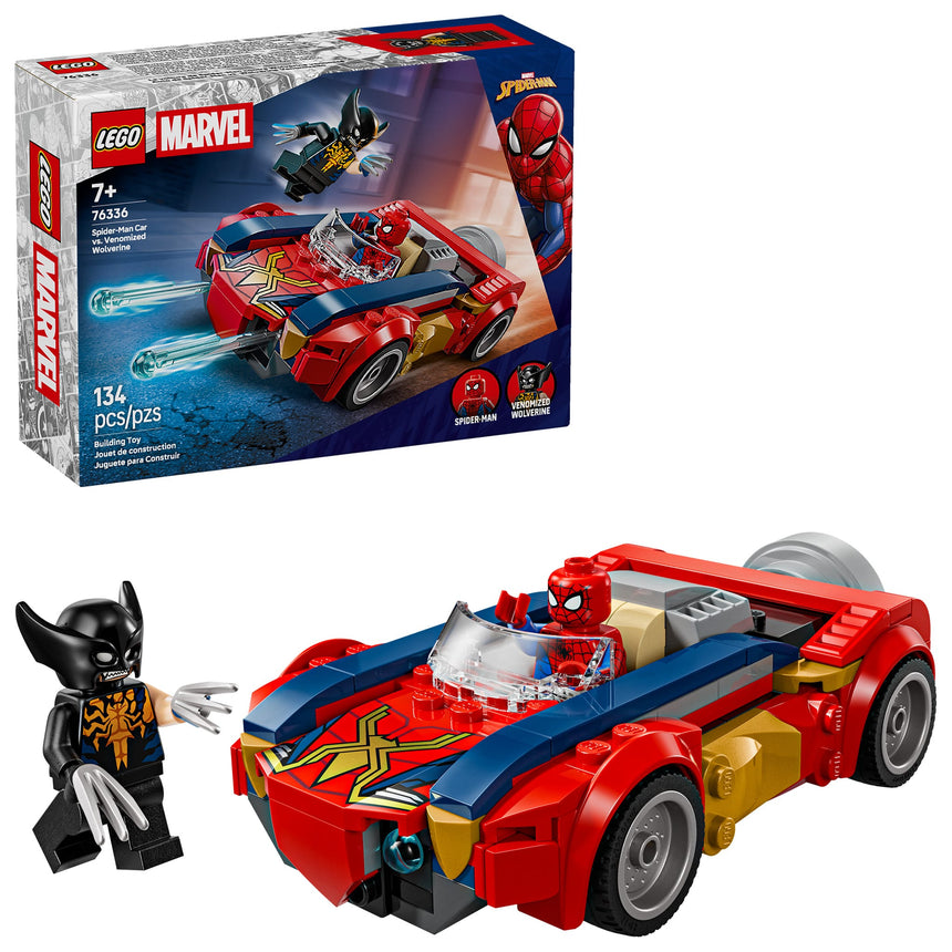 LEGO® Marvel La voiture de Spider-Man contre Wolverine venomisé-LEGO®-LGO-76336-CLÉMENT