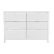 Commode 6 Tiroirs Milano - Blanc-Lil Angels-LIL-MILANOBUREAU-CLÉMENT
