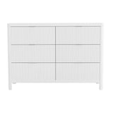 Commode 6 Tiroirs Milano - Blanc-Lil Angels-LIL-MILANOBUREAU-CLÉMENT