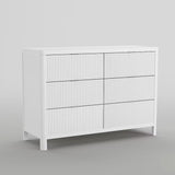 Commode 6 Tiroirs Milano - Blanc-Lil Angels-LIL-MILANOBUREAU-CLÉMENT