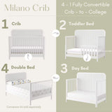 Couchette Convertible Milano - Blanc-Lil Angels-LIL-MILANOCOUCHE-CLÉMENT