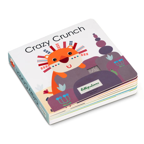 Livre tactile et sonore "Crazy Crunch"-Lilliputiens-LIP-LP-83188-CLÉMENT