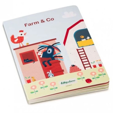 Farm & Co Mon 1er Livre Puzzle-Lilliputiens-LIP-LP-83226-CLÉMENT
