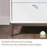 Commode 6 Tiroirs Laurel - Noir/Noyer-Little Seeds-LIS-CG007SCBP-CLÉMENT