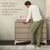 Commode 6 Tiroirs Pala -Taupe/Blanc Lavé-Little Seeds-LIS-CG011TPWS-CLÉMENT