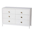 Commode à 6 tiroirs Briar - Blanc-Little Seeds-LIS-CG023WHP-CLÉMENT