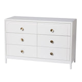 Commode à 6 tiroirs Briar - Blanc-Little Seeds-LIS-CG023WHP-CLÉMENT
