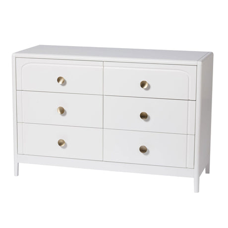 Commode à 6 tiroirs Briar - Blanc-Little Seeds-LIS-CG023WHP-CLÉMENT