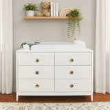 Commode à 6 tiroirs Briar - Blanc-Little Seeds-LIS-CG023WHP-CLÉMENT