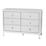 Commode 6 Tiroirs Aster - Blanc-Little Seeds-LIS-CG024WHP-CLÉMENT