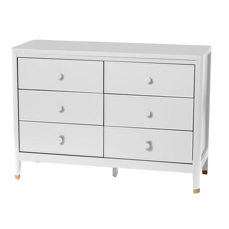Commode 6 Tiroirs Aster - Blanc-Little Seeds-LIS-CG024WHP-CLÉMENT